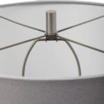 WINTERSCAPE GLAZE TABLE LAMP WHITE