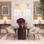 COOSA TABLE LAMP AND SHADE BRONZE FINISH
