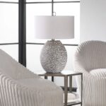 CYPRIEN TABLE LAMP GREY AND WHITE
