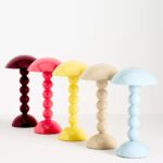 BOBBIN LED CORDLESS RECHARGEABLE TABLE LAMP PINK