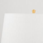 KATONAH 1 LIGHT TABLE LAMP GOLD LEAF