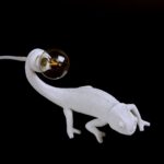 RESIN LIZARD TABLE LAMP 7.5