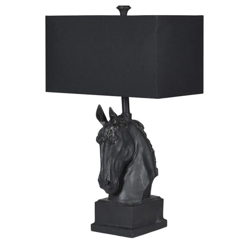 CAMARGUE HORSE HEAD STALLION TABLE LAMP
