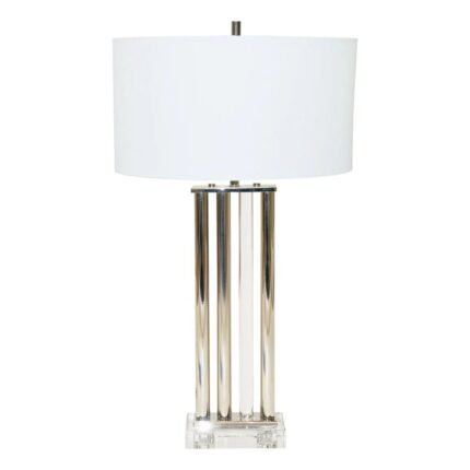 OSBURN TABLE LAMP SILVER