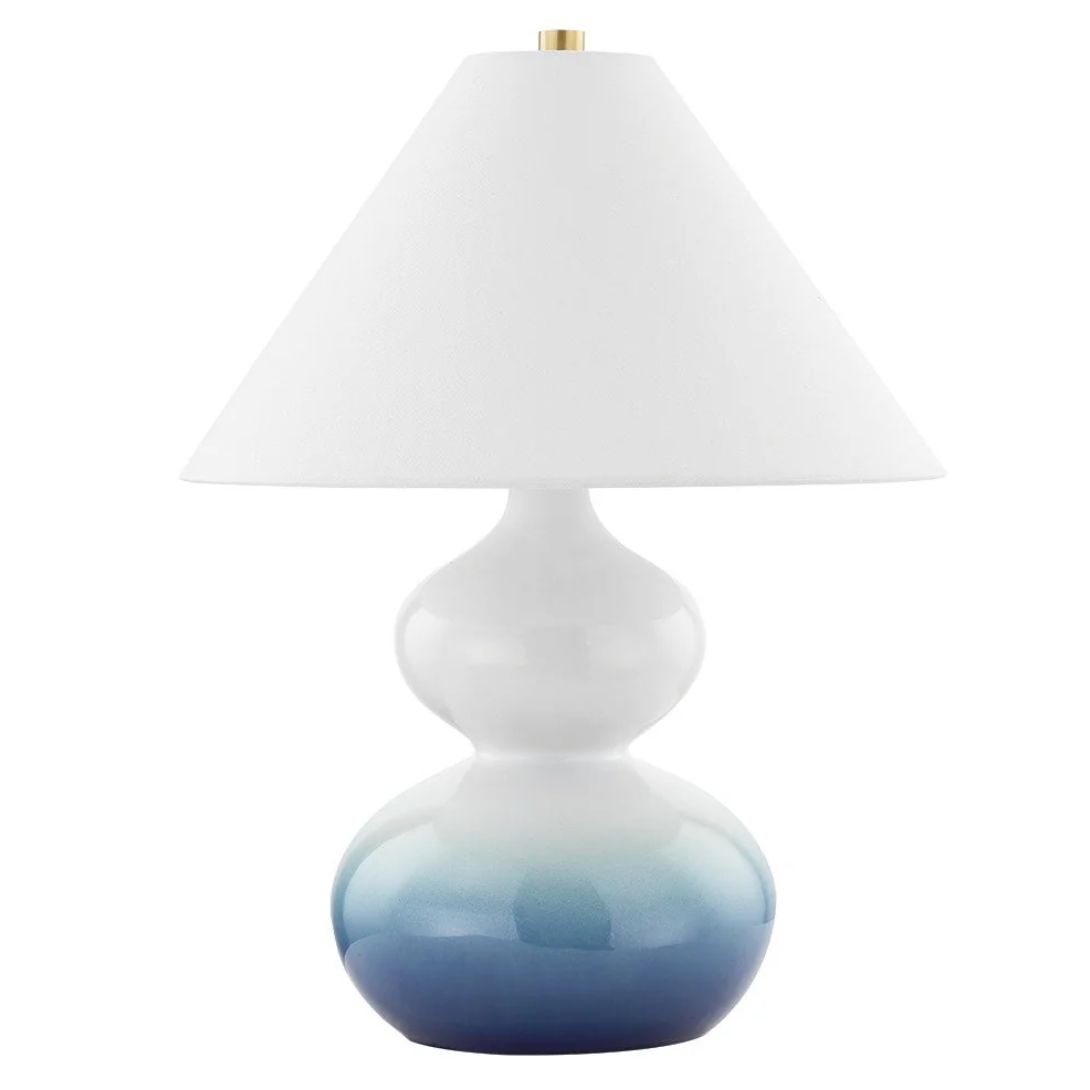 Untitled design (4) AIMEE 1 LIGHT TABLE LAMP AGED BRASS AND BLUE OMBRE