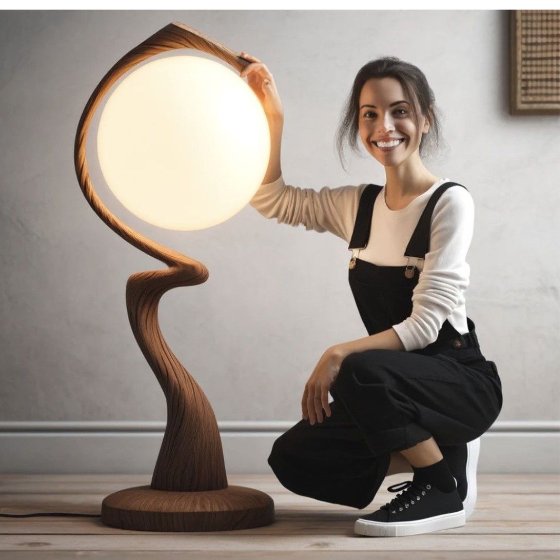 Untitled design (12) SCULPTURAL WOOD AND GLOBE TABLE LAMP