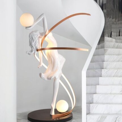 GODDESS STATUE FLOOR LAMP