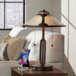 FRANKLIN IRON WORKS PULL CHAIN USB LAMP