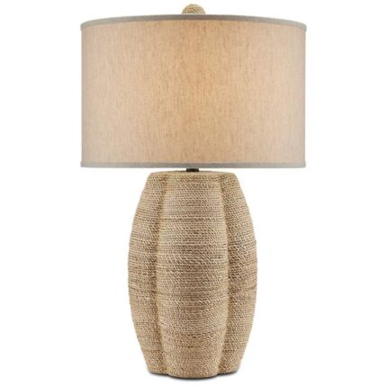 NATURAL ABACA ROPE TABLE LAMP