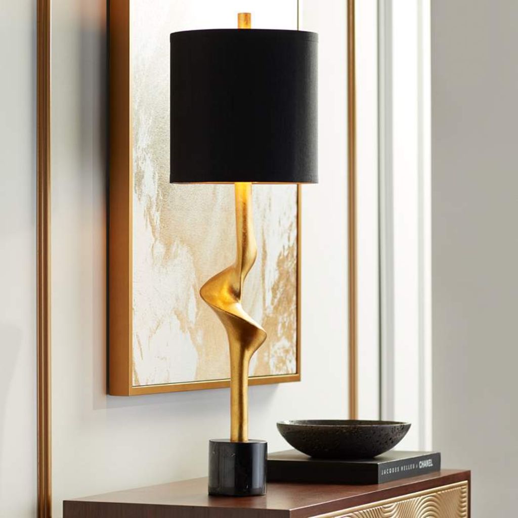 1 POSSINI EURO MINERVA LEAF TABLE LAMP