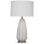 MODERN STYLED WHITE TABLE LAMP