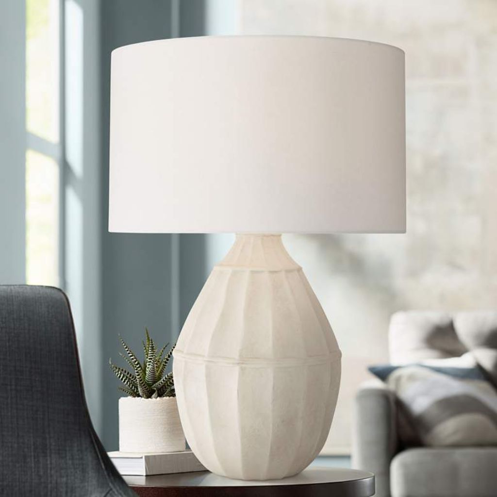 1 EGG SHELL CERAMIC GOURD TABLE LAMP