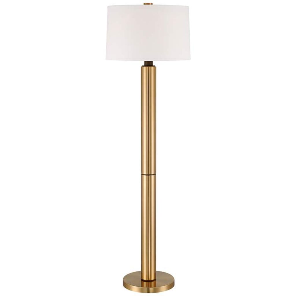 1 POSSINI EURO BOULEVARD WARM GOLD FLOOR LAMP