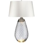ART GLASS SMALL TABLE LAMP