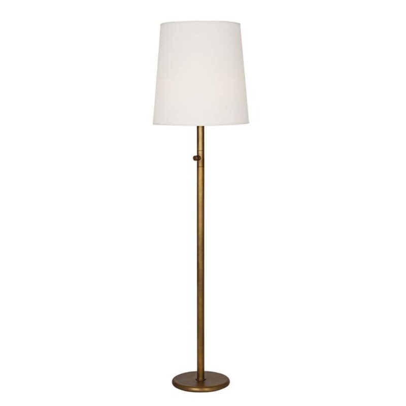 ROBERT ABBEY BUSTER CHICA BRASS FLOOR LAMP