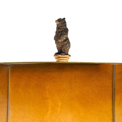 BEARS AND BEEHIVE WESTERN RUSTIC TABLE LAMP