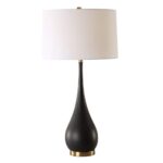 UTTERMOST NOCTURNAL STONE TEARDROP TABLE LAMP