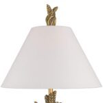 GOLD LEAF FINISH TABLE LAMP