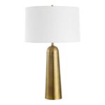 FLINCHEM PLATED ANTIQUE BRASS TABLE LAMP