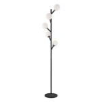 LITE SOURCE BLANCA BLACK 5 LIGHT LED TREE FLOOR LAMP