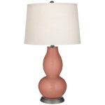MODERN ROJO DUST RED TABLE LAMP