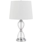 EDEN CLEAR GLASS ACCENT TABLE LAMP