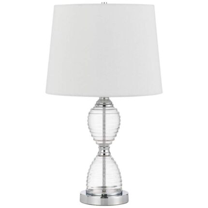 EDEN CLEAR GLASS ACCENT TABLE LAMP