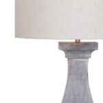 FRENCH COUNTRY STYLED GRAY TABLE LAMP