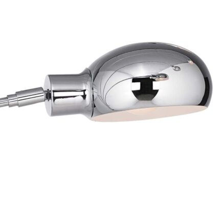 POSSINI MARBLE CHROME MODERN ARC FLOOR LAMP