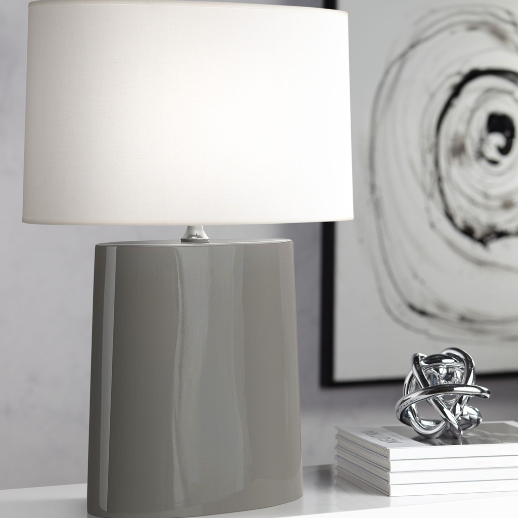 234_image2 VICTOR ASH GLAZED CERAMIC TABLE LAMP