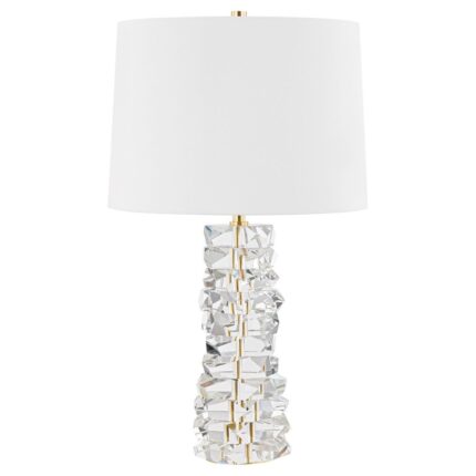 BELLARIE CRYSTAL GLASS TABLE LAMP