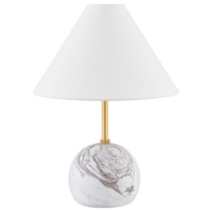 CALCUTTA GOLD MARBLE TABLE LAMP