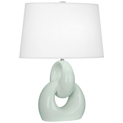 FUSION CELADON GREEN CERAMIC TABLE LAMP