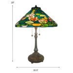 HUNTINGTON BURNISHED FIELDSTONE TABLE LAMP