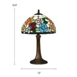 ANTIQUE BRONZE ACCENT TABLE LAMP