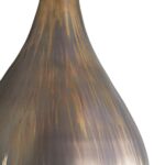 SATIN SILVERED BRONZE MERCURY GLASS TABLE LAMP