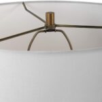MATTE WHITE GLAZE CERAMIC TABLE LAMP