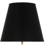 ORLANDO BRASS AND CLEAR CRYSTAL TABLE LAMP
