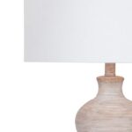 BOHO STYLED WHITE TABLE LAMP