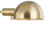AGED BRASS DOME ADJUSTABLE DESK LAMP