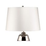 PLUM ART GLASS SMALL TABLE LAMP