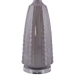 DOTTY GLOSS SWANKY GRAY TABLE LAMP