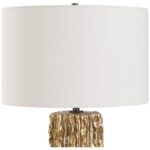 ECHO METALLIC GOLD TABLE LAMP