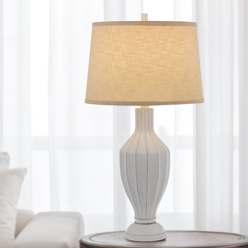 311_image2 BEIGE AND WHITE TABLE LAMP