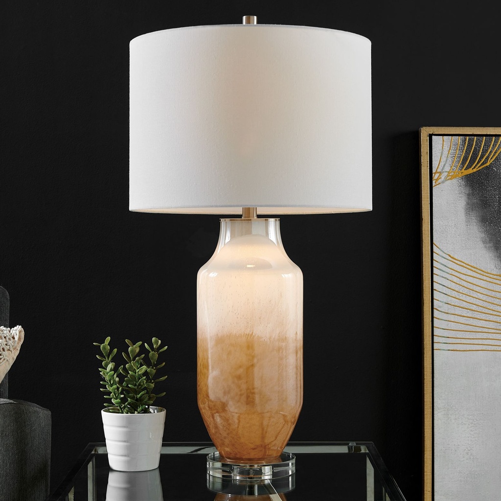 313_image2 HIGH GLAZED GLASS TABLE LAMP