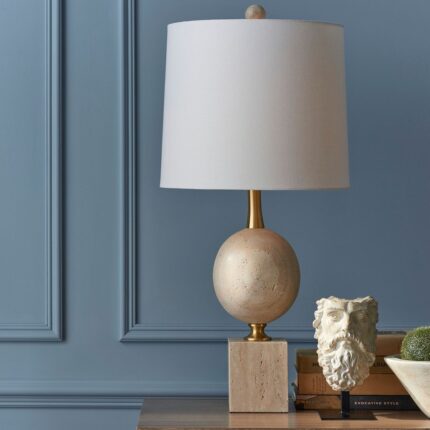 ADORNO NATURAL AND BEIGE TABLE LAMP