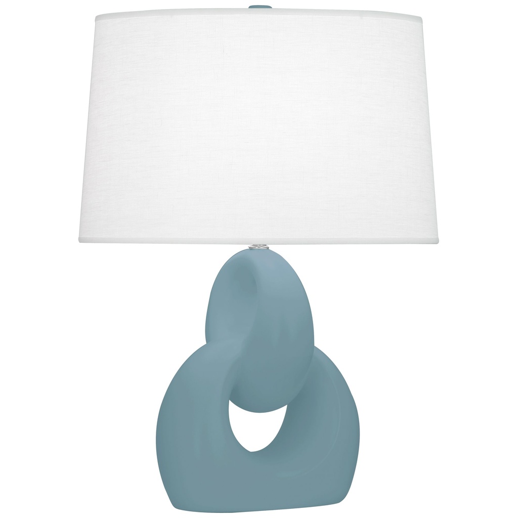 344_image1 FUSION MATTE BLUE TABLE LAMP