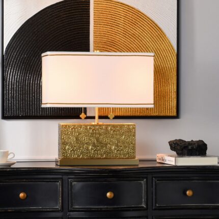 ELEANORA HIGH HAMMERED STEEL TABLE LAMP