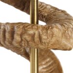 ANTIQUE BRASS TABLE LAMP