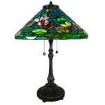 HUNTINGTON BURNISHED FIELDSTONE TABLE LAMP